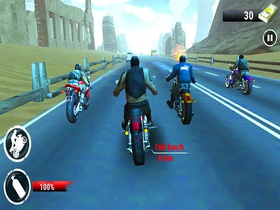 Изображение игры: Bike Highway Fight Sport Pro