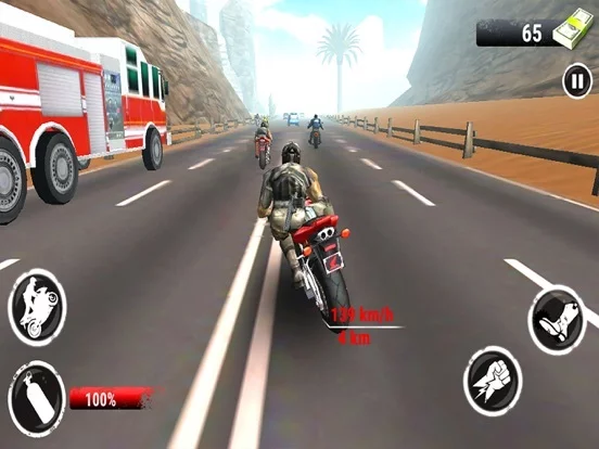 Изображение игры: Bike Highway Fight Race Sports