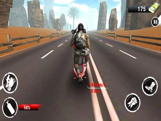 Изображение игры: Bike Highway Fight Race Sports