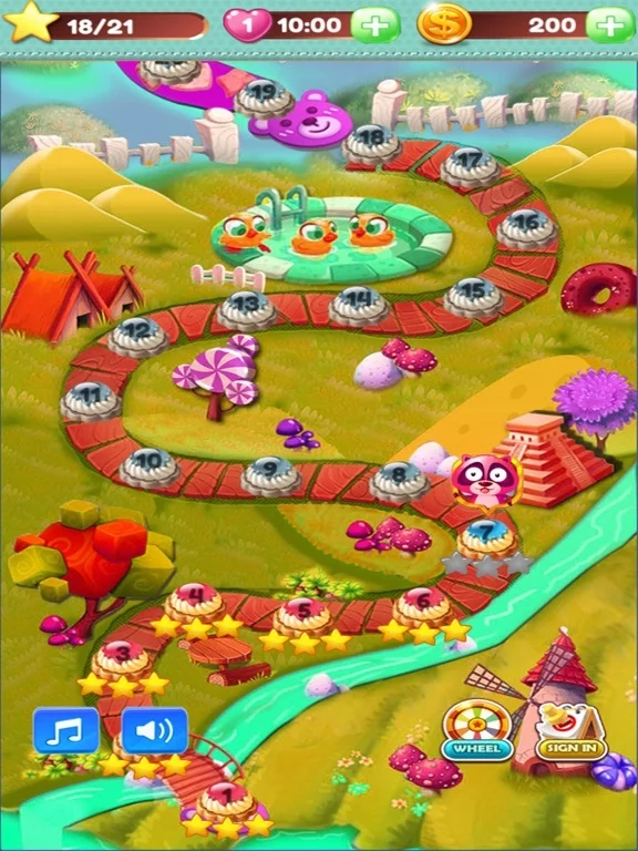 Изображение игры: Sweet Candy Blast Fruit puzzle