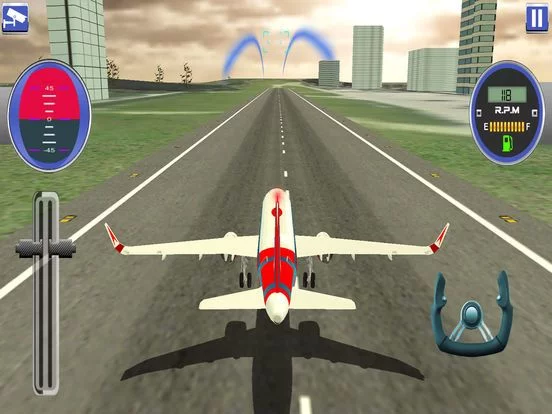 Изображение игры: Flying Airplane Simulator 3D