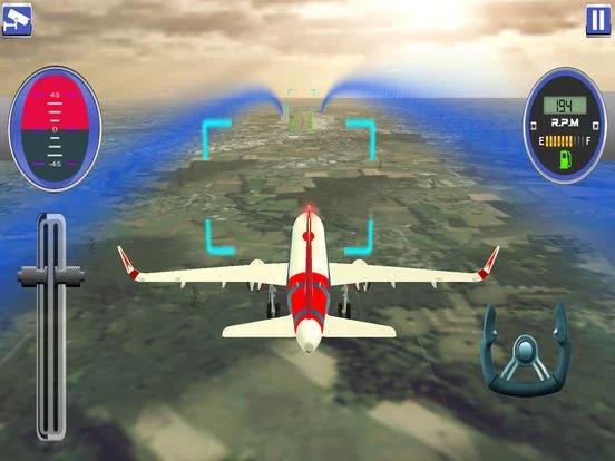 Изображение игры: Flying Airplane Simulator 3D
