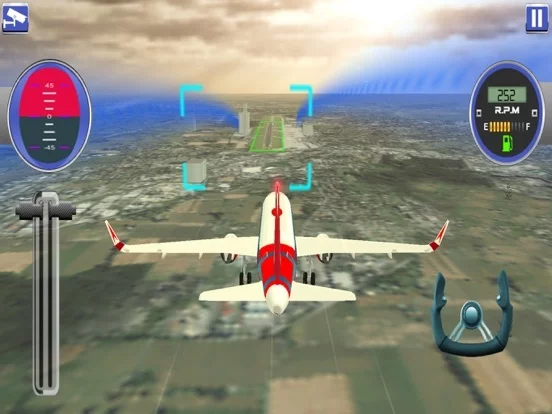Изображение игры: Flying Airplane Simulator 3D