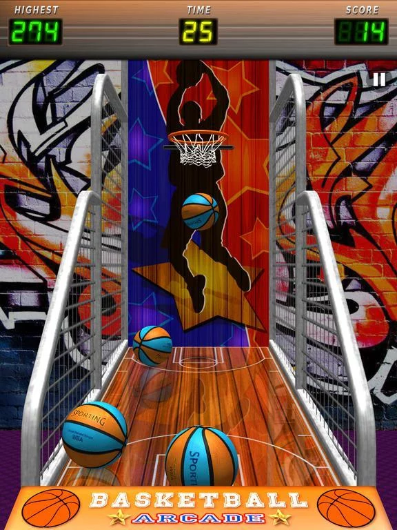 Изображение игры: Basketball Arcade Stars