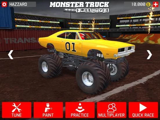 Изображение игры: Monster Truck Freestyle Madness