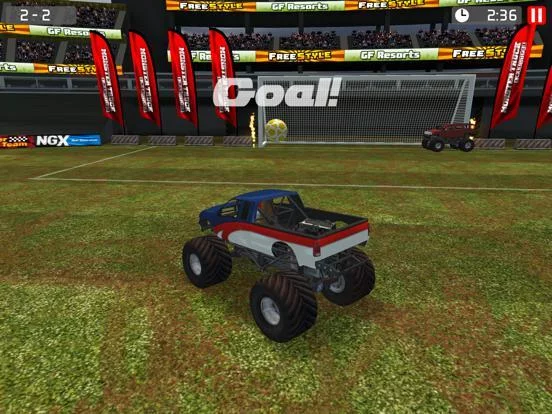 Изображение игры: Monster Truck Soccer