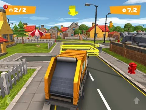 Изображение игры: Garbage Truck Drivers Wanted
