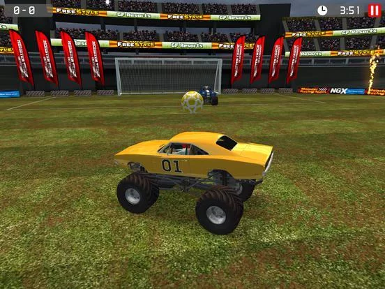 Изображение игры: Monster Truck Soccer