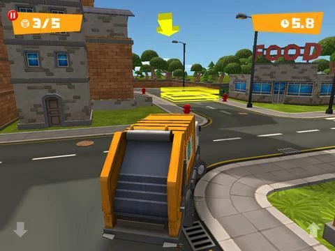 Изображение игры: Garbage Truck Drivers Wanted