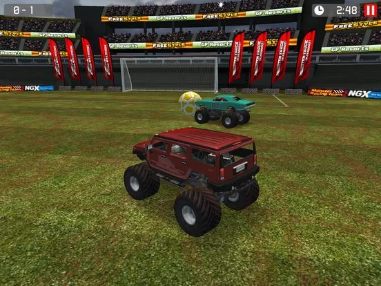 Изображение игры: Monster Truck Soccer
