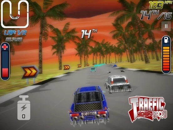 Изображение игры: Traffic Highway Stunt Racer