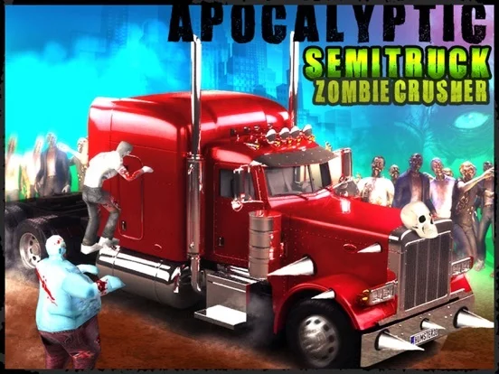Изображение игры: Semi Truck Zombie Crusher