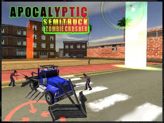 Изображение игры: Semi Truck Zombie Crusher