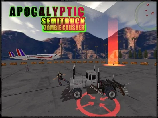 Изображение игры: Semi Truck Zombie Crusher