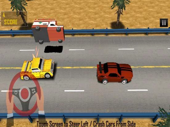 Изображение игры: 1 Touch Traffic Car Racing