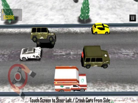 Изображение игры: 1 Touch Traffic Car Racing