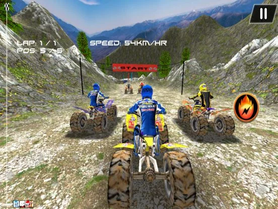 Изображение игры: Atv Dirt Bike Racing: 3D Race