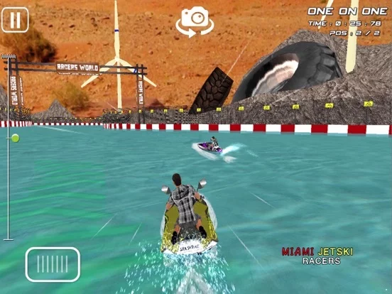 Изображение игры: Miami JetSki Racers - 3D Game