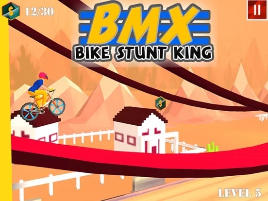 Изображение игры: BMX Bike Stunt Race