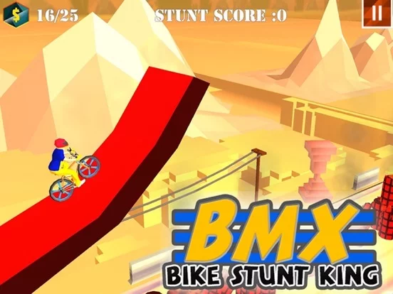 Изображение игры: BMX Bike Stunt Race