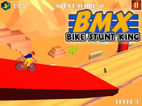 Изображение игры: BMX Bike Stunt Race