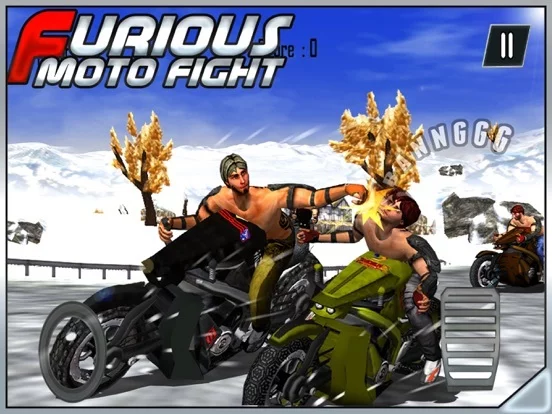 Изображение игры: Furious Bike Fight Race