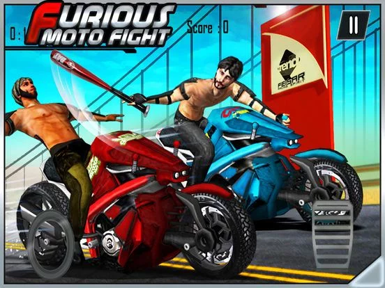 Изображение игры: Furious Bike Fight Race