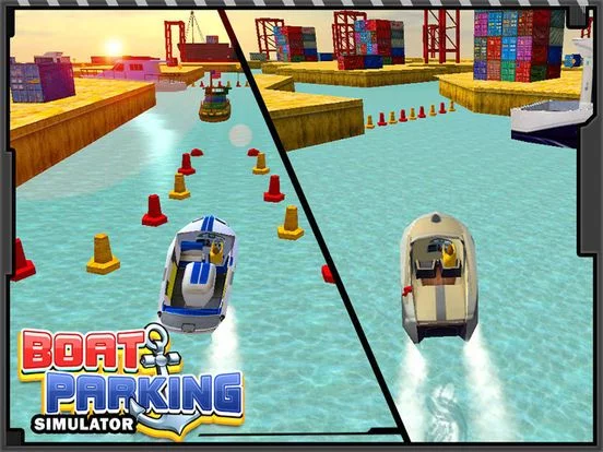 Изображение игры: Boat Parking Simulator: Race