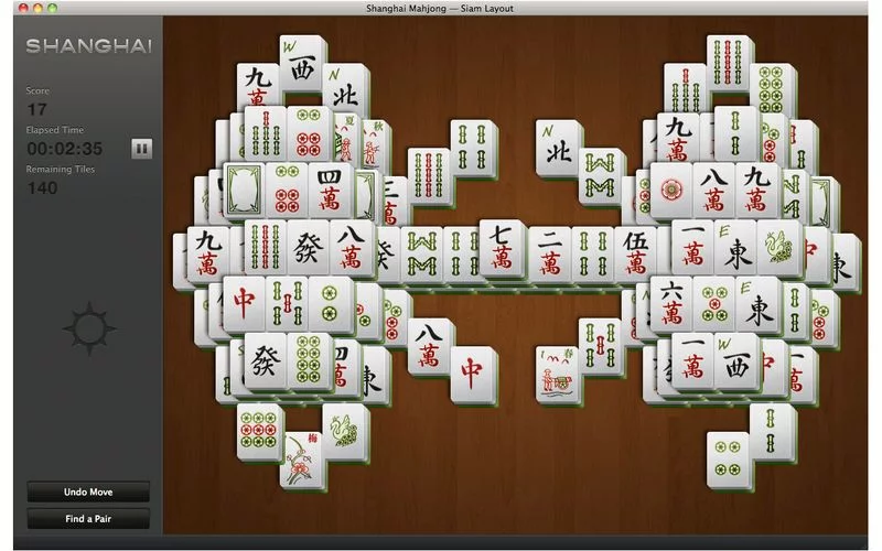 Изображение игры: Shanghai Mahjong