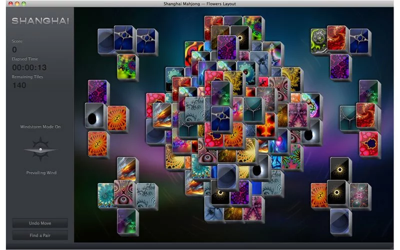 Изображение игры: Shanghai Mahjong