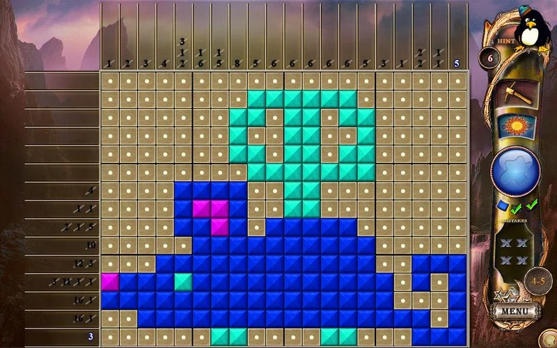 Изображение игры: Fantasy Mosaics 9: Portal in the Woods