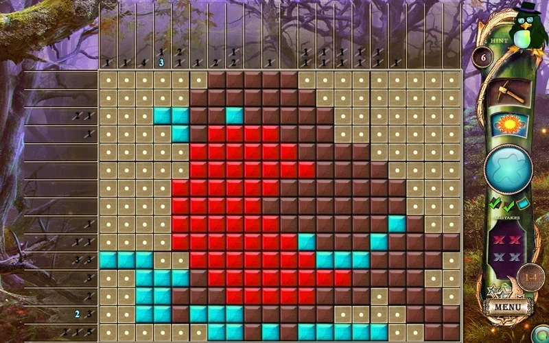 Изображение игры: Fantasy Mosaics 13: Unexpected Visitor