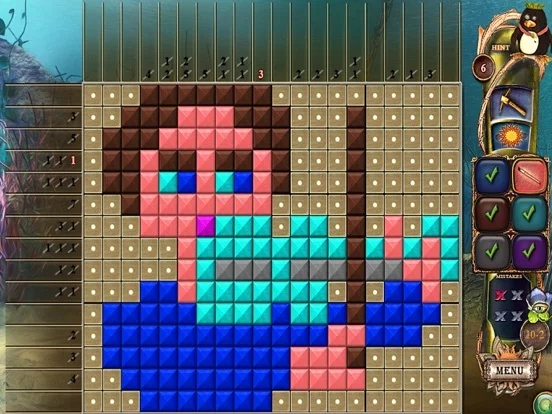 Изображение игры: Fantasy Mosaics 18