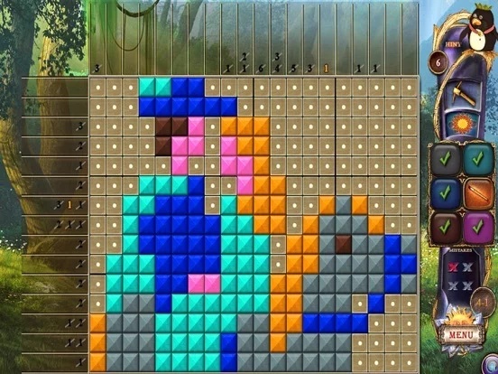 Изображение игры: Fantasy Mosaics 17
