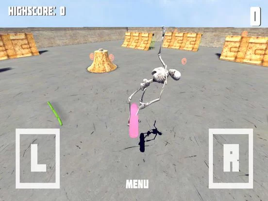 Изображение игры: Skeleton Skate Pro - Wacky Skateboard Game!