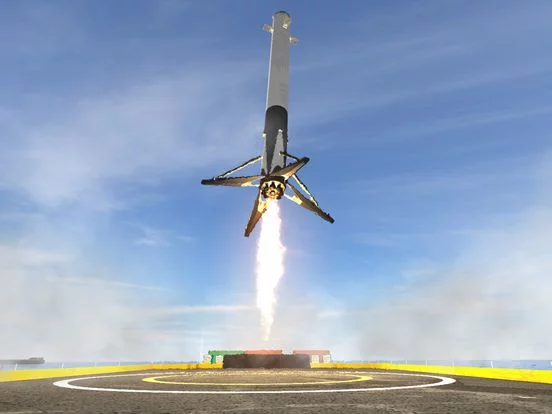 Изображение игры: Space Rocket - First Stage Landing Simulator