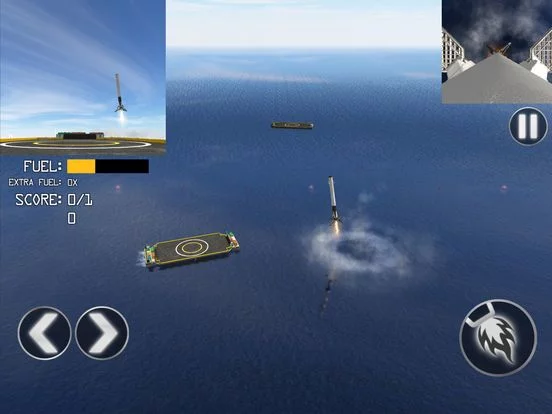Изображение игры: Space Rocket - First Stage Landing Simulator