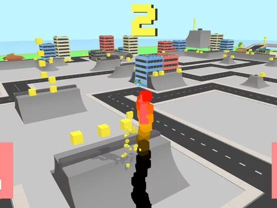 Изображение игры: Mini Skate City - free skateboard x board game