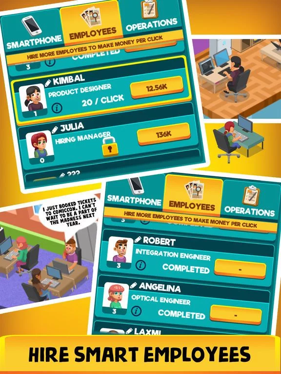Изображение игры: Idle Smartphone Tycoon Mobile