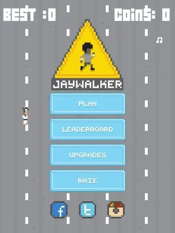 Изображение игры: Jaywalker! - 2D Endless Arcade Runner