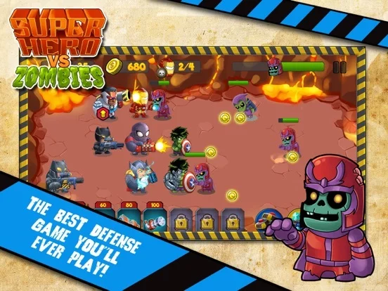 Изображение игры: Super.Hero Defense Game for Bat.man V Super.man