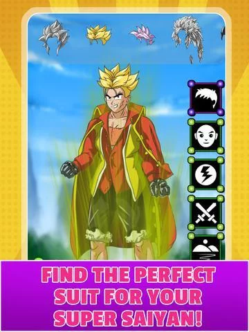 Изображение игры: Create Your Own Super Saiyan - DBZ Games Battle of Gods: Dragon Ball Z GT Edition