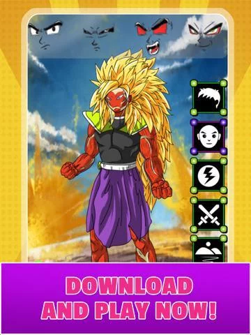 Изображение игры: Create Your Own Super Saiyan - DBZ Games Battle of Gods: Dragon Ball Z GT Edition