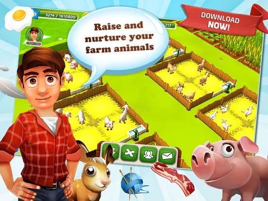 Изображение игры: MyFreeFarm2