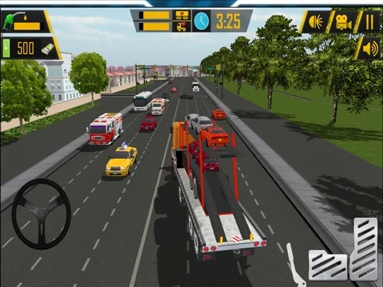 Изображение игры: Ultimate Big Truck Car Transport Trailer Simulator
