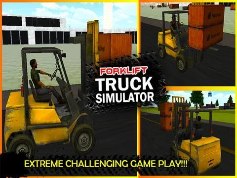 Изображение игры: Construction Forklift Crane Driver 3D Simulator