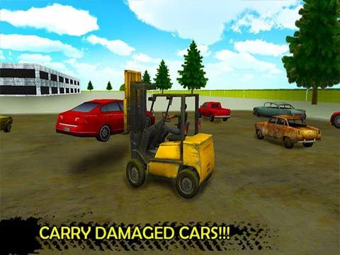 Изображение игры: Construction Forklift Crane Driver 3D Simulator