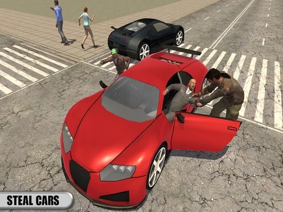 Изображение игры: Real Gangster Crime Simulator 3D: Escape City Cops