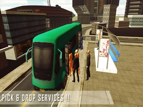 Изображение игры: Real City Bus Driver 3D Simulator 2016