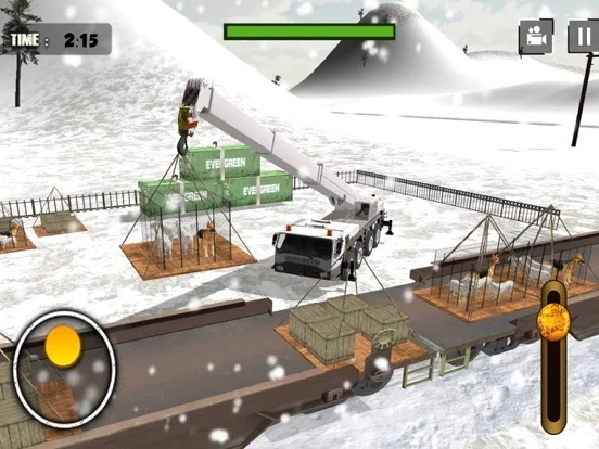 Изображение игры: Snow Plow Rescue Train Driving 3D Simulator